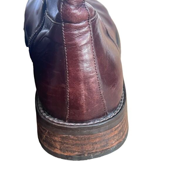 8 Powell Brown Leather Side Zip Boots - Picture 4 of 10